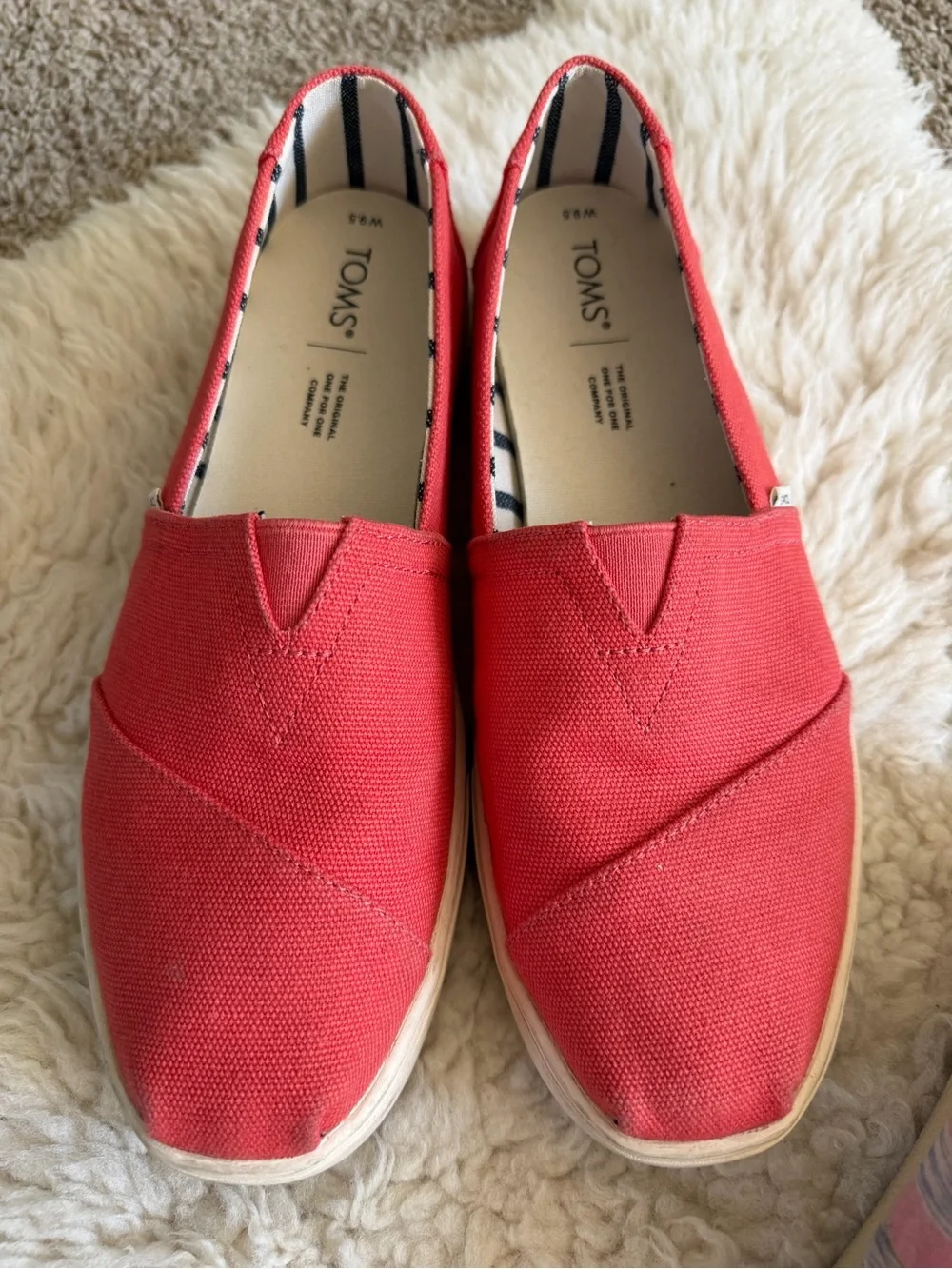 2️⃣ Toms Women's Alpargata Plus Slip-ons | W 9.5